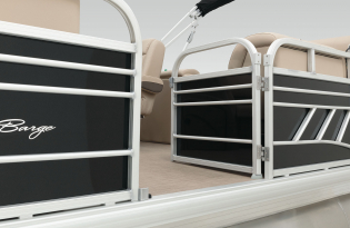 2022 SunTracker Party Barge 22 RF Exclusive Auto Marine recreational pontoon aluminum power boats outboard