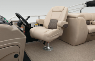 2022 SunTracker Party Barge 22 RF Exclusive Auto Marine recreational pontoon aluminum power boats outboard