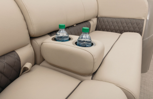 2022 SunTracker Party Barge 22 RF Exclusive Auto Marine recreational pontoon aluminum power boats outboard