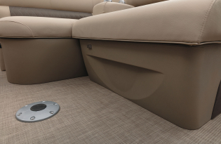 2022 SunTracker Party Barge 22 RF Exclusive Auto Marine recreational pontoon aluminum power boats outboard