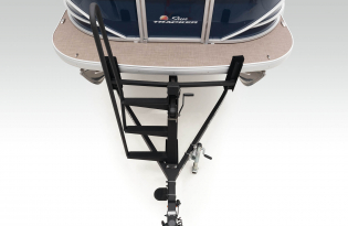 2022 SunTracker Party Barge 22 RF XP3 Exclusive Auto Marine recreational pontoon aluminum power boats outboard