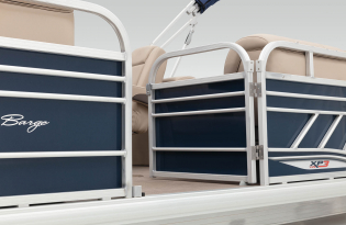 2022 SunTracker Party Barge 22 RF XP3 Exclusive Auto Marine recreational pontoon aluminum power boats outboard