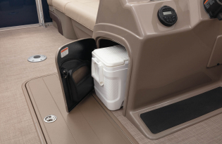 2022 SunTracker Party Barge 22 RF XP3 Exclusive Auto Marine recreational pontoon aluminum power boats outboard