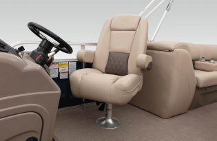 2022 SunTracker Party Barge 22 RF XP3 Exclusive Auto Marine recreational pontoon aluminum power boats outboard