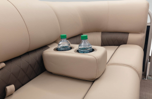 2022 SunTracker Party Barge 22 RF XP3 Exclusive Auto Marine recreational pontoon aluminum power boats outboard