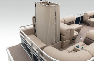 2022 SunTracker Party Barge 22 RF XP3 Exclusive Auto Marine recreational pontoon aluminum power boats outboard