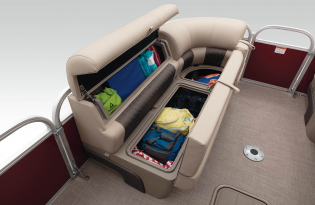 2022 Suntracker Party Barge 22 XP3 Exclusive Auto Marine recreational pontoon power boat outboard