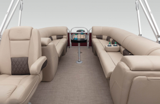 2022 Suntracker Party Barge 22 XP3 Exclusive Auto Marine recreational pontoon power boat outboard