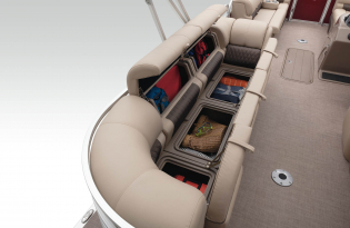 2022 Suntracker Party Barge 22 XP3 Exclusive Auto Marine recreational pontoon power boat outboard