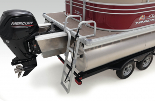 2022 Suntracker Party Barge 22 XP3 Exclusive Auto Marine recreational pontoon power boat outboard