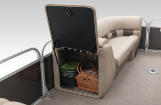 2022 SunTracker Party Barge 24 RF Exclusive Auto Marine recreational pontoon aluminum power boats outboard