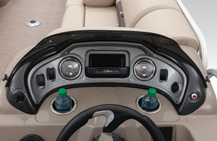 2022 SunTracker Party Barge 24 RF Exclusive Auto Marine recreational pontoon aluminum power boats outboard