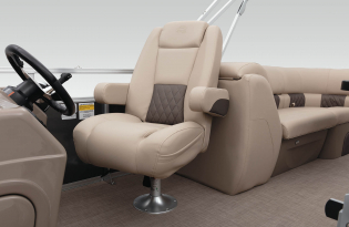 2022 SunTracker Party Barge 24 RF Exclusive Auto Marine recreational pontoon aluminum power boats outboard