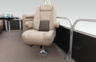 2022 SunTracker Party Barge 24 RF Exclusive Auto Marine recreational pontoon aluminum power boats outboard