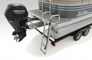 2022 SunTracker Party Barge 24 RF Exclusive Auto Marine recreational pontoon aluminum power boats outboard