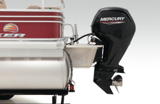 2022 Suntracker SportFish 22 Exclusive Auto Marine fishing pontoon power boat outboard