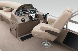 2022 Suntracker SportFish 22 Exclusive Auto Marine fishing pontoon power boat outboard