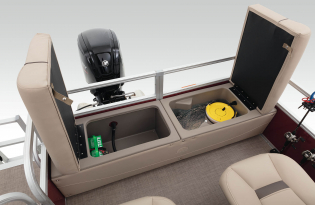 2022 Suntracker SportFish 22 Exclusive Auto Marine fishing pontoon power boat outboard