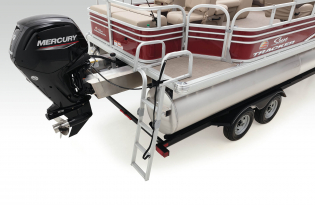 2022 Suntracker SportFish 22 Exclusive Auto Marine fishing pontoon power boat outboard