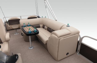 2022 Suntracker SportFish 22 XP3  Exclusive Auto Marine fishing pontoon power boat outboard