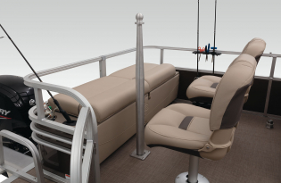 2022 Suntracker SportFish 22 XP3  Exclusive Auto Marine fishing pontoon power boat outboard