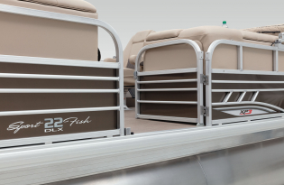 2022 Suntracker SportFish 22 XP3  Exclusive Auto Marine fishing pontoon power boat outboard