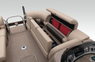 2022 Suntracker SportFish 22 XP3  Exclusive Auto Marine fishing pontoon power boat outboard