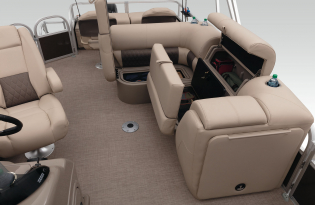 2022 Suntracker SportFish 22 XP3  Exclusive Auto Marine fishing pontoon power boat outboard