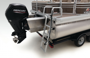 2022 Suntracker SportFish 22 XP3  Exclusive Auto Marine fishing pontoon power boat outboard