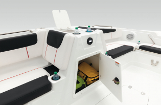 2022 Tahoe 1950 Fiberglass Runabout Bowrider Power Boat Exclusive Auto Marine Outboard Deck Series