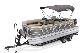 2022 Suntracker Party Barge 20 Exclusive Auto Marine recreational pontoon power boat outboard