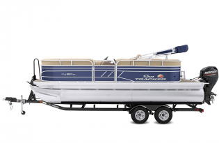 2022 Suntracker Party Barge 20 Exclusive Auto Marine recreational pontoon power boat outboard