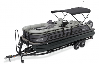 2022 Regency 230 LE3 Sport Exclusive Auto Marine Luxury Pontoon power boat outboard motor