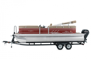 2022 Suntracker Party Barge 22 XP3 Exclusive Auto Marine recreational pontoon power boat outboard
