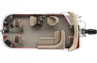 2022 Suntracker BASS BUGGY® 18 DLX Exclusive Auto Marine pontoon boat  power boat fishing boat