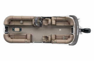 2022 SunTracker Party Barge 24 RF Exclusive Auto Marine recreational pontoon aluminum power boats outboard