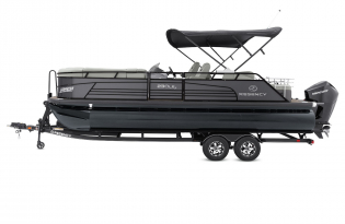 2022 Regency 230 LE3 Sport Exclusive Auto Marine Luxury Pontoon power boat outboard motor