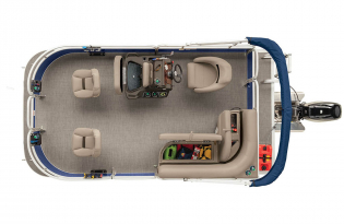 2022 Suntracker BASS BUGGY® 16 XL SELECT Exclusive Auto Marine pontoon boat powerboat fishing boat