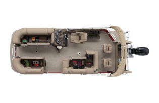 2022 Suntracker SportFish 22 Exclusive Auto Marine fishing pontoon power boat outboard