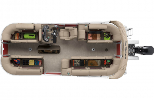 2022 Suntracker Party Barge 22 XP3 Exclusive Auto Marine recreational pontoon power boat outboard