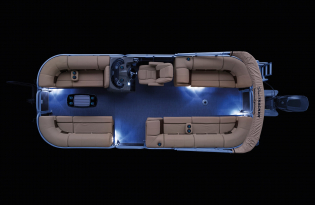 2022 Suntracker Party Barge 22 Exclusive Auto Marine recreational pontoon power boat outboard