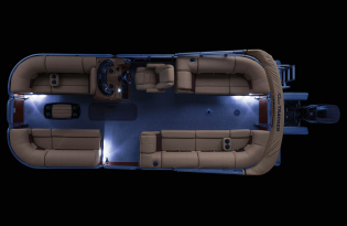 2022 Suntracker Party Barge 22 XP3 Exclusive Auto Marine recreational pontoon power boat outboard