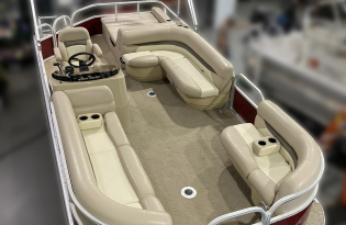 2014 SunTracker Party Barge 22 XP3 Pre-owned boat Exclusive Auto Marine used pontoon