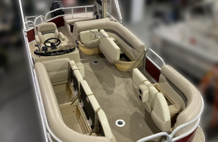 2014 SunTracker Party Barge 22 XP3 Pre-owned boat Exclusive Auto Marine used pontoon