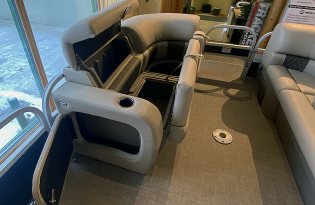 2022 Suntracker SportFish 22 Exclusive Auto Marine fishing pontoon power boat outboard