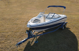 2007 Tahoe Q7i Sport Pre-owned boat Exclusive Auto Marine BowRider Fiberglass boat power boat stern