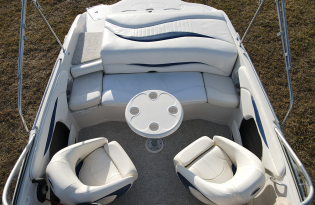 2007 Tahoe Q7i Sport Pre-owned boat Exclusive Auto Marine BowRider Fiberglass boat power boat stern