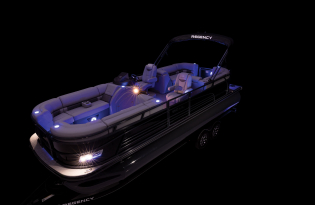 2022 Regency 230 LE3 Exclusive Auto Marine Luxury Pontoon power boat outboard motor