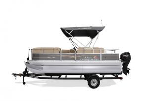 2022 Suntracker Party Barge 18 Exclusive Auto Marine recreational pontoon power boat outboard