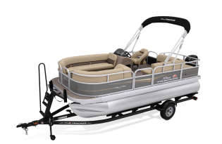 2022 Suntracker Party Barge 18 Exclusive Auto Marine recreational pontoon power boat outboard